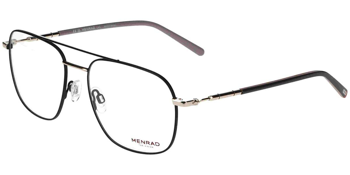 Mänrad 3477 6100 56 Svarta Glasögon (Endast Båge) Män