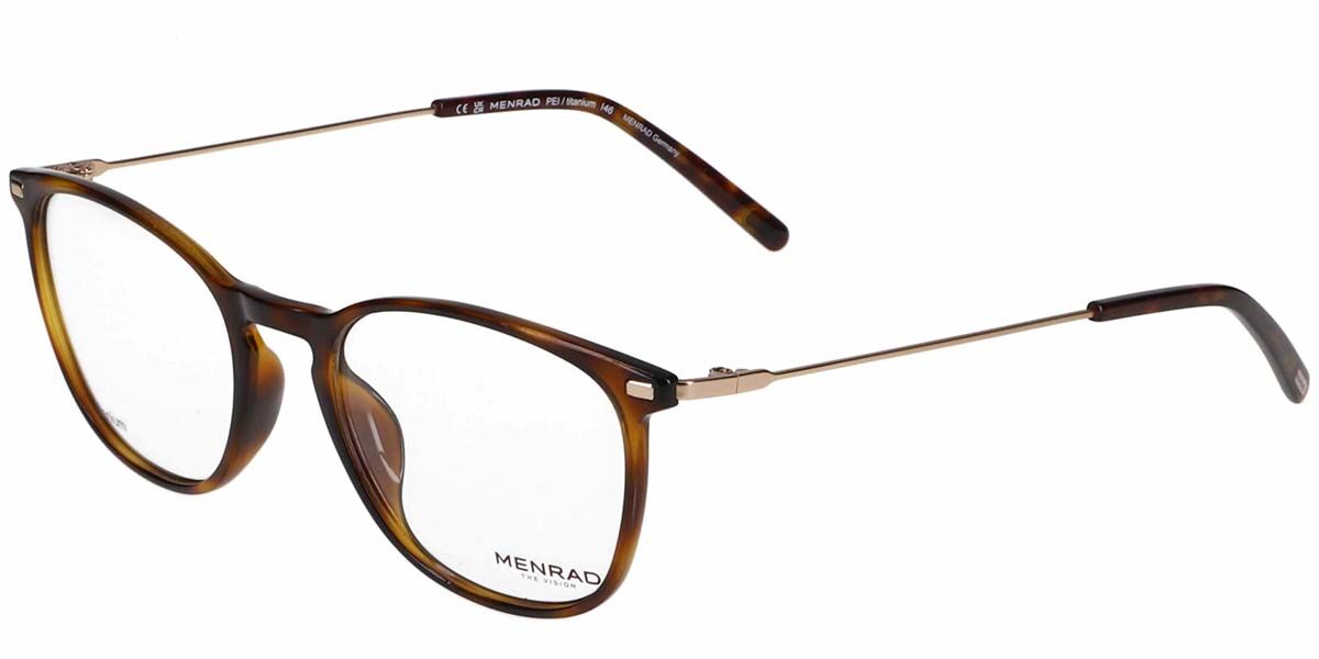 Mänrad 6079 5100 52 Sköldpaddemönstradeshell Glasögon (Endast Båge) Män