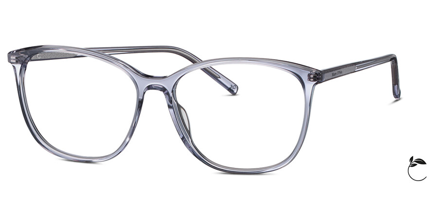 Marc O'Polo 503255 50 Square Transparent Red/Rose/Violet Eyeglasses ...