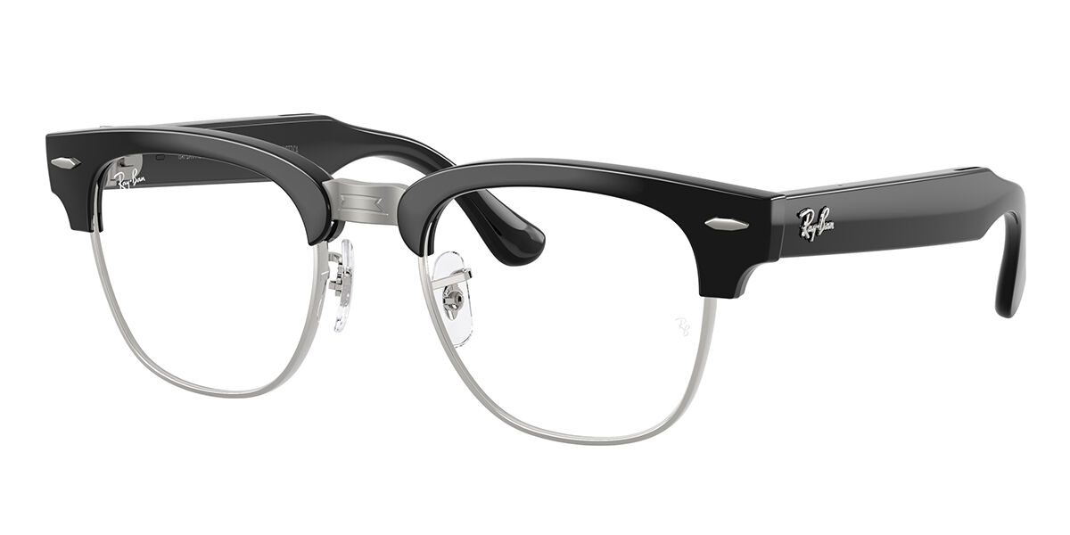 Ray-Ban Meta Audio Clubmaster Black frame Clear lenses AI Glasses