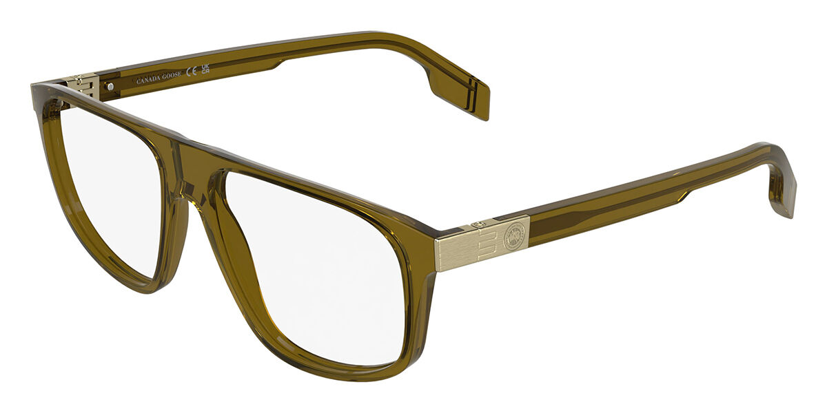 Canada Goose GC26607E 210 Men's Glasses Brown Size 57 - Free Lenses - Blue Light Block Available