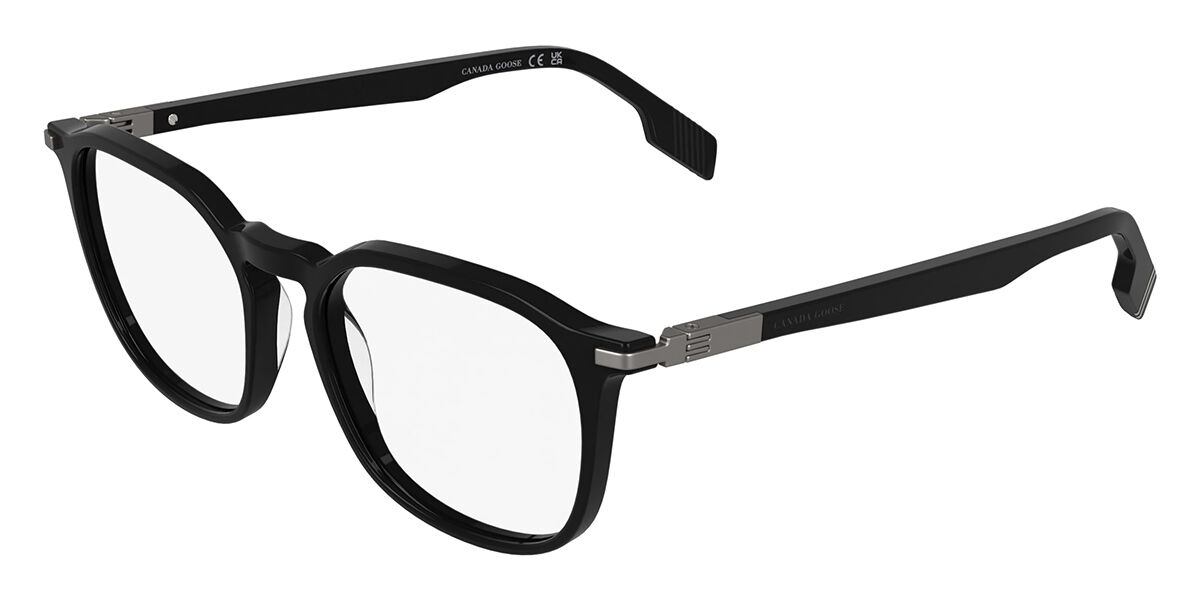 Canada Goose GC26620E 001 Men's Glasses Black Size 53 - Free Lenses - Blue Light Block Available