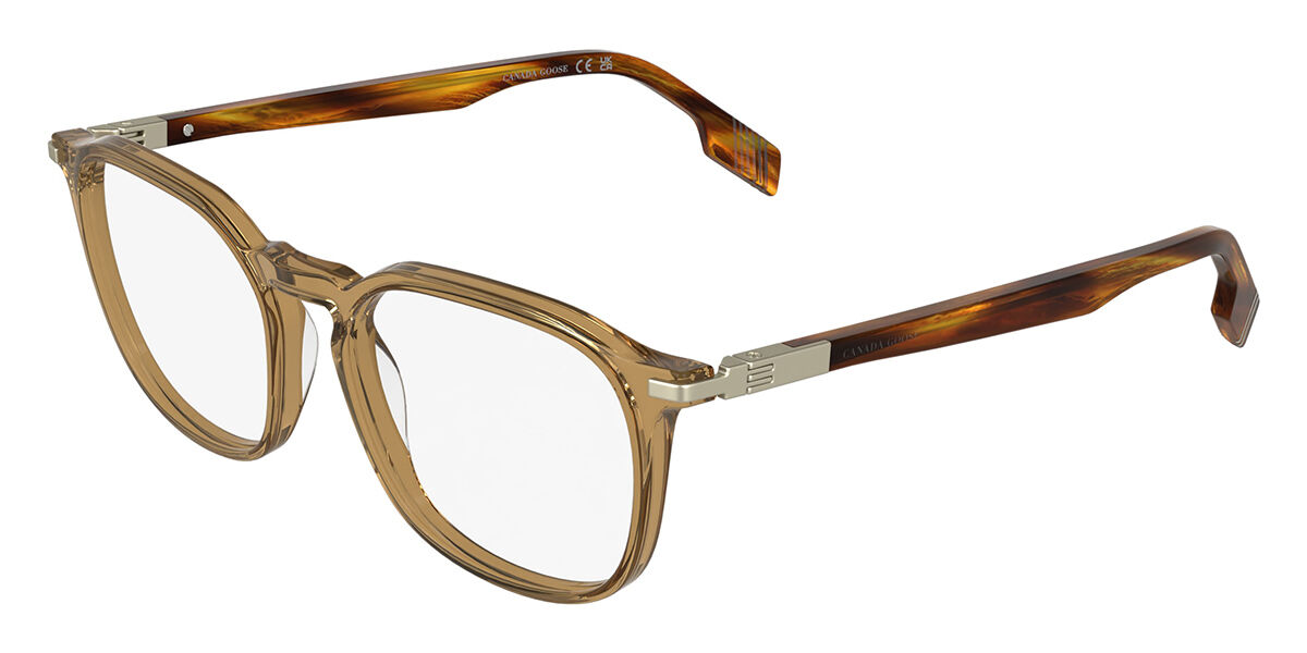 Canada Goose GC26620E 210 Men's Glasses Brown Size 53 - Free Lenses - Blue Light Block Available