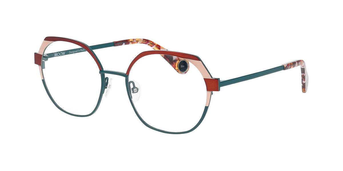 WOOW DOUBLE SIX 1 Women's Glasses, Green, Size 50