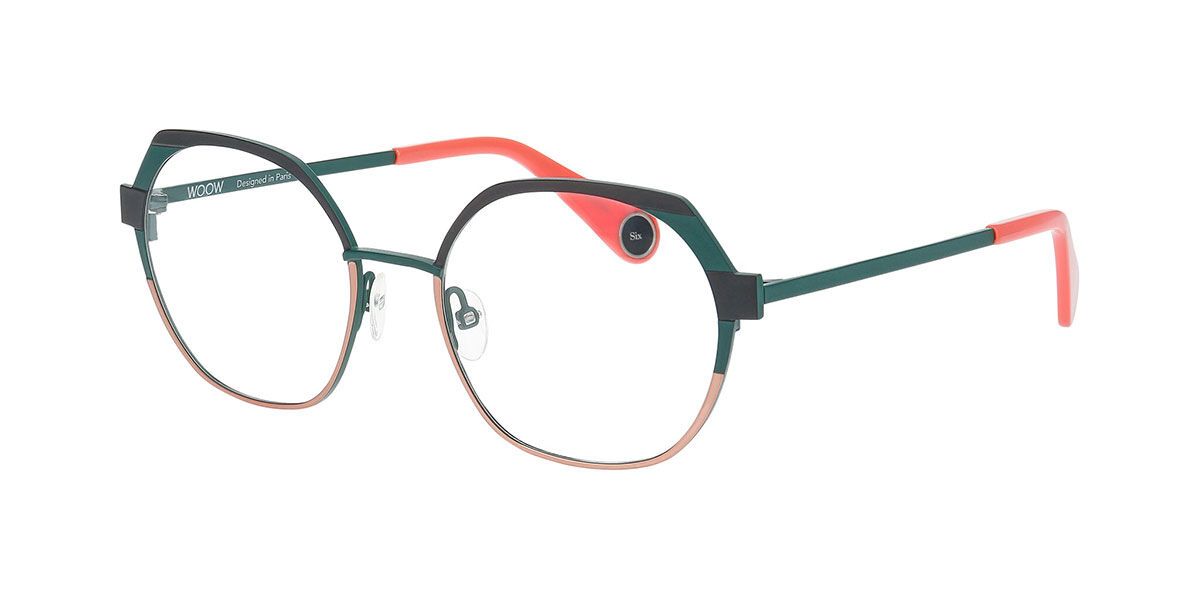 WOOW DOUBLE SIX 1 Women's Glasses, Green, Size 50