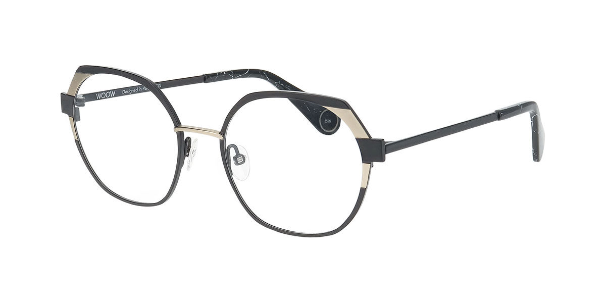 WOOW DOUBLE SIX 1 Women's Glasses, Black, Size 50