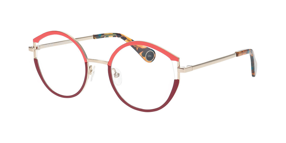 WOOW GAME ON 1 Women's Glasses, Red, Size 47
