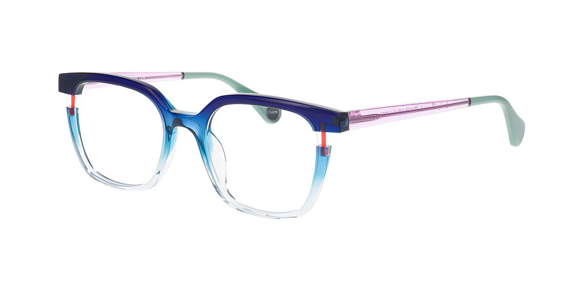WOOW LUCKY CHARM 1 0253 Occhiali da Vista Blu per Donna (Solo Montatura)