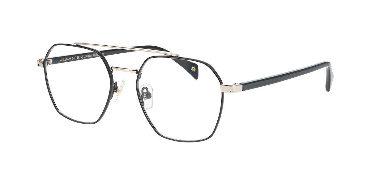 William Morris KINGS 1 6032 Piloto Shiny Dark Black/Gold lentes ...
