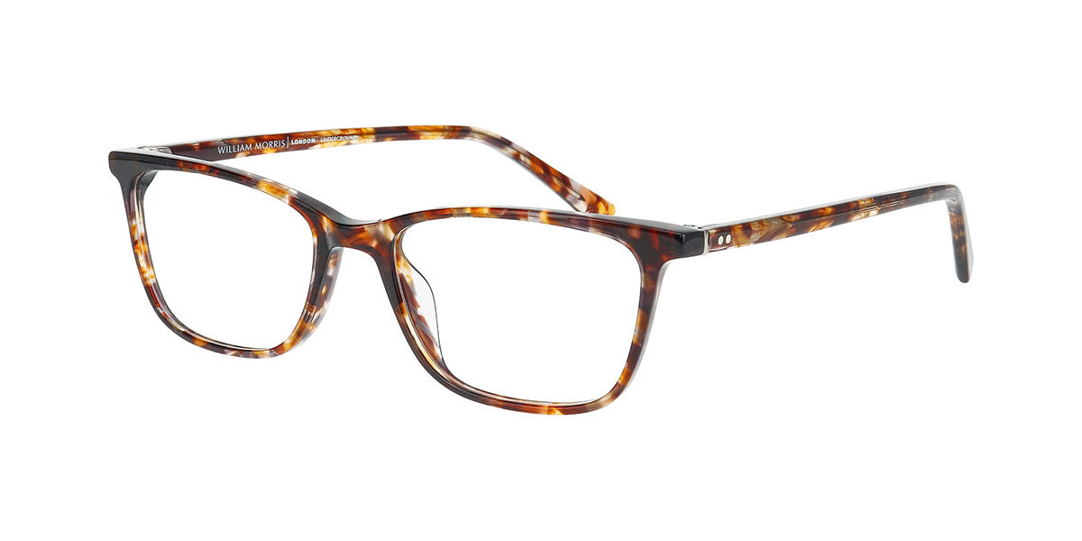 William Morris MARBLE 3 5524 Carré Demi Medium Brown Tortoise lunettes ...