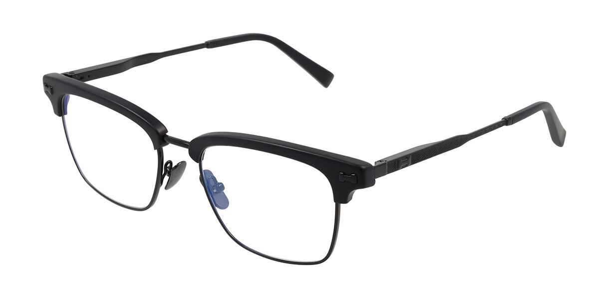 Henry Jullien JFK Men's Glasses, Black, Size 53