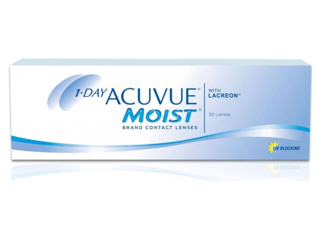 1-Day Acuvue Moist 30 Pack コンタクトレンズ | SmartBuyGlasses JP