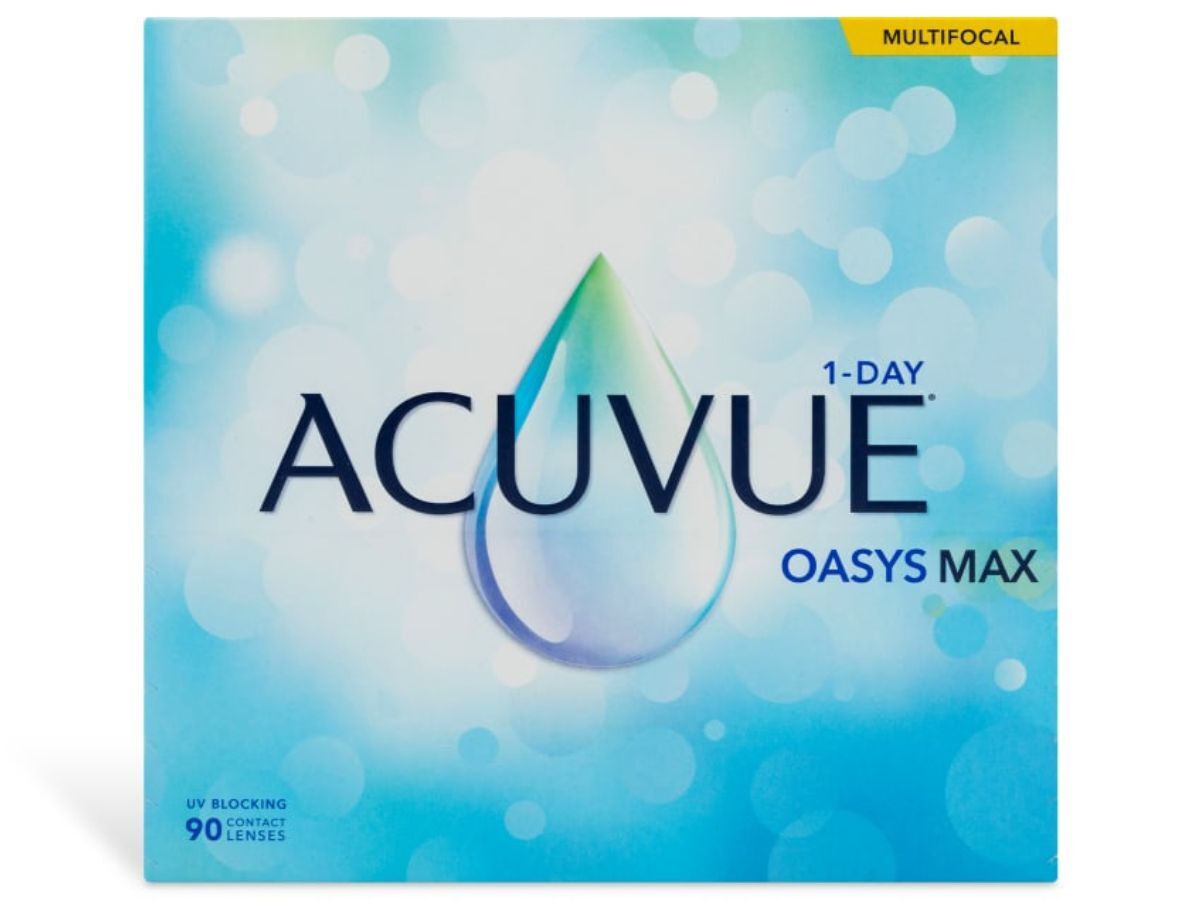 ACUVUE OASYS MAX 1-Day Multifocal 90 Pack Contact Lens Daily Disposable By SmartBuyGlasses