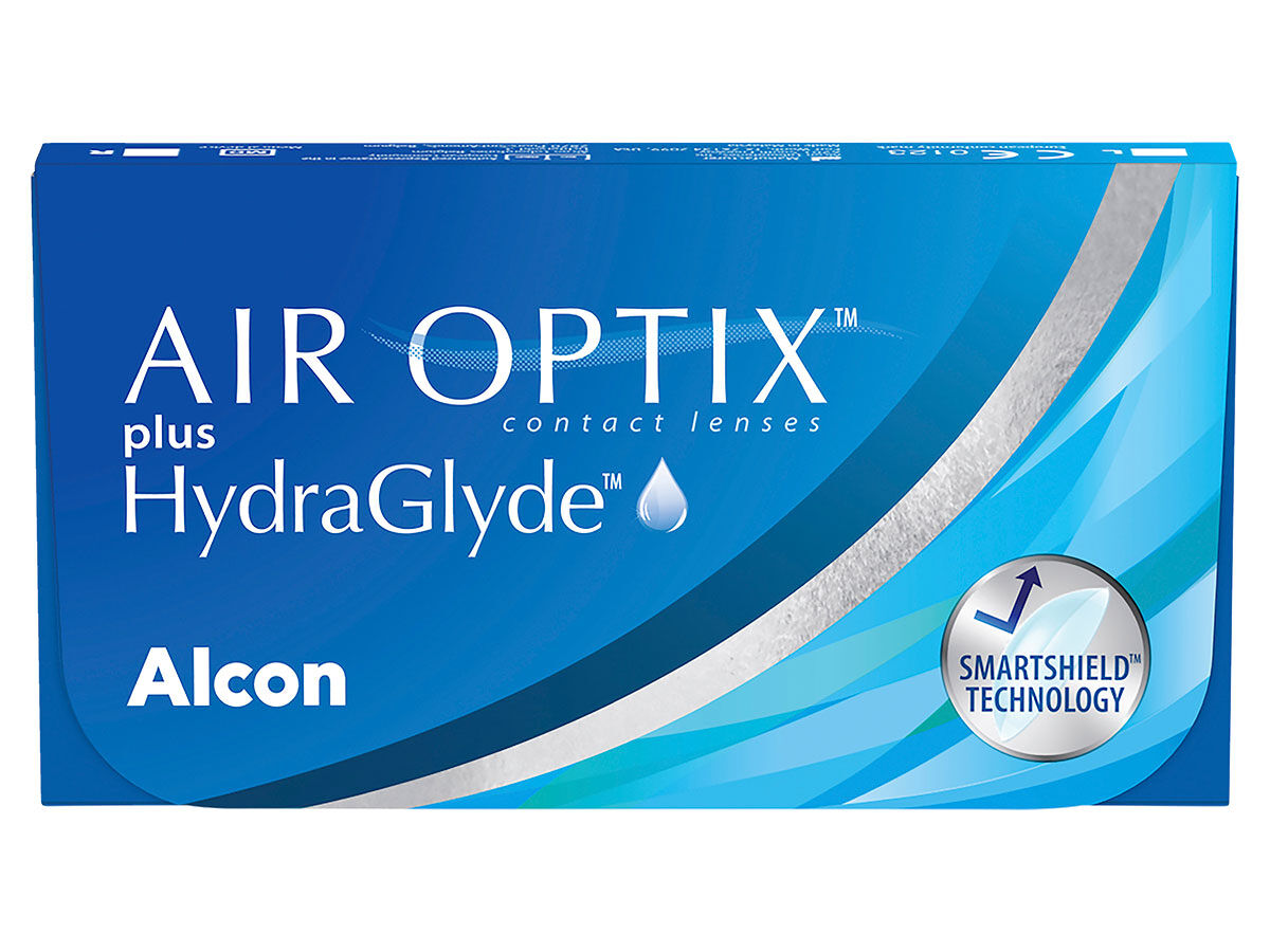 Air Optix plus HydraGlyde 6 Pack Monthly Disposable Contact Lenses ...