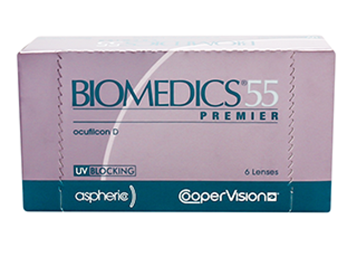 Biomedics 55 Premier 6 Pack 1 2 Weeks Disposable Contact Lenses | Buy ...