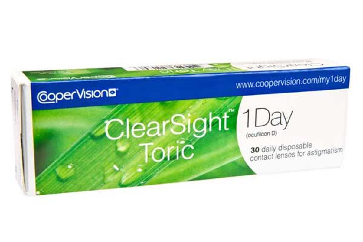 ClearSight 1 Day Toric 30 Pack Daily Disposable Contact Lenses Buy