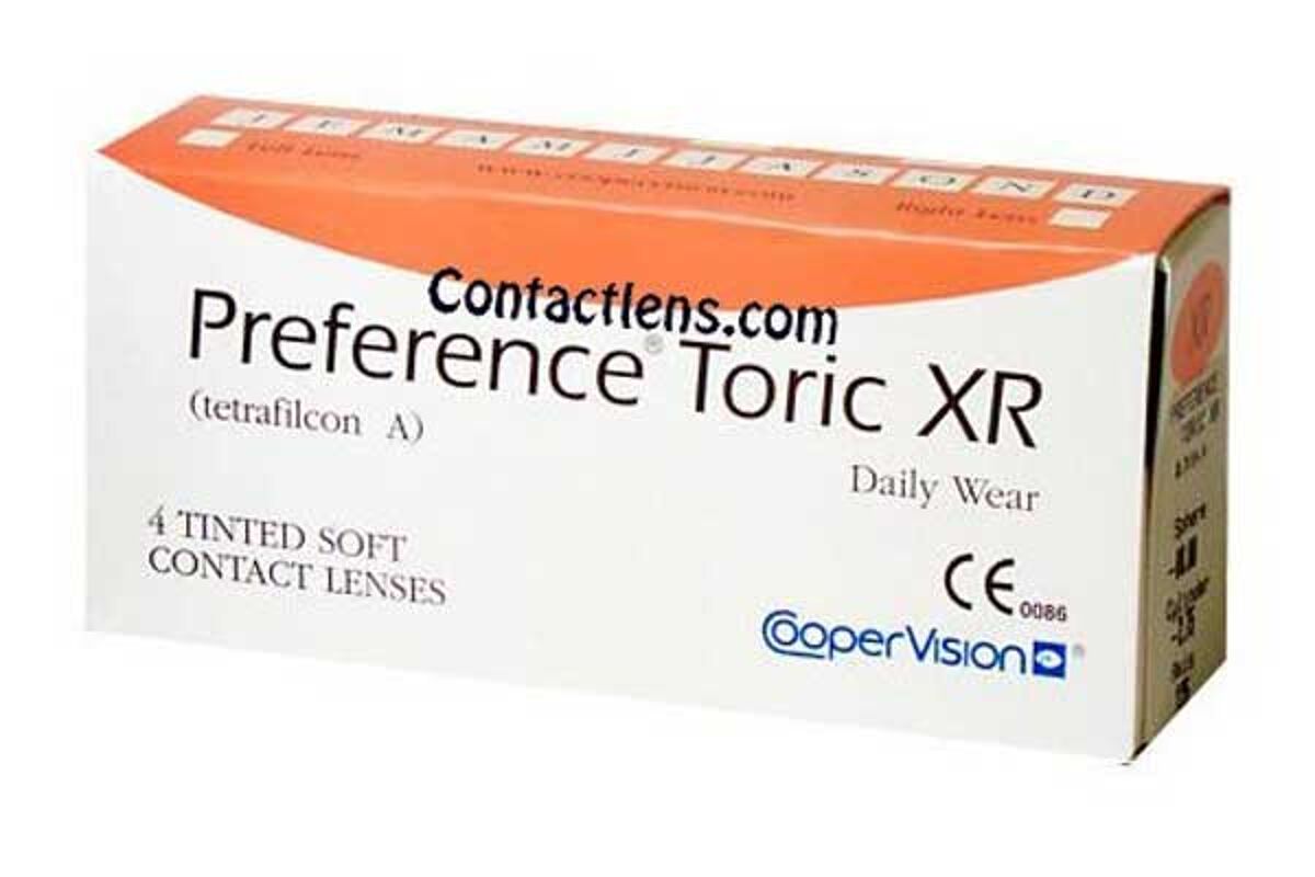 Preference Toric XR 4PK 1 2 Weeks Disposable Contact Lenses
