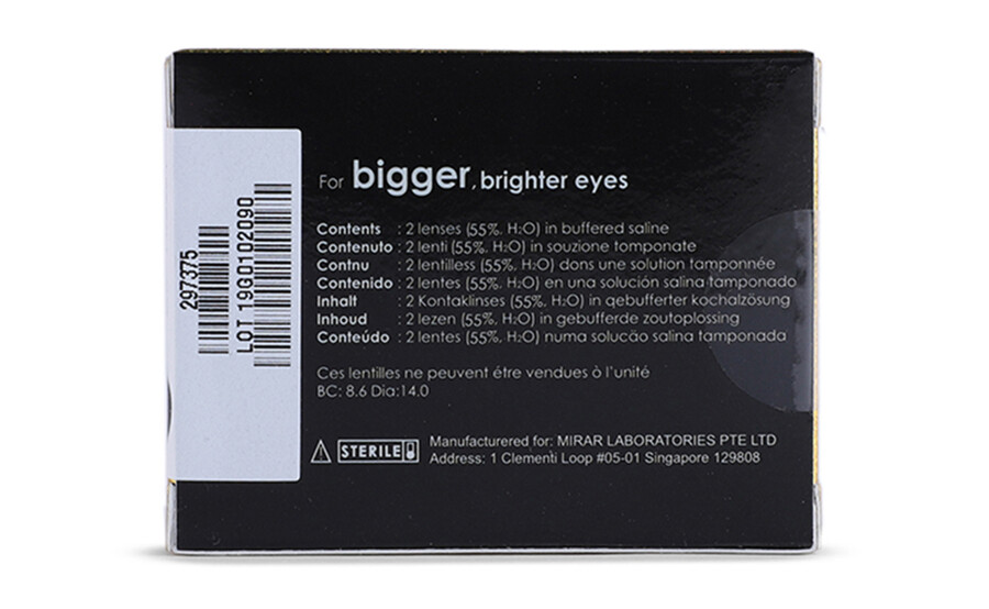 Maxi Eyes Magic Colors II 2 Pack Monthly Disposable Contact Lenses