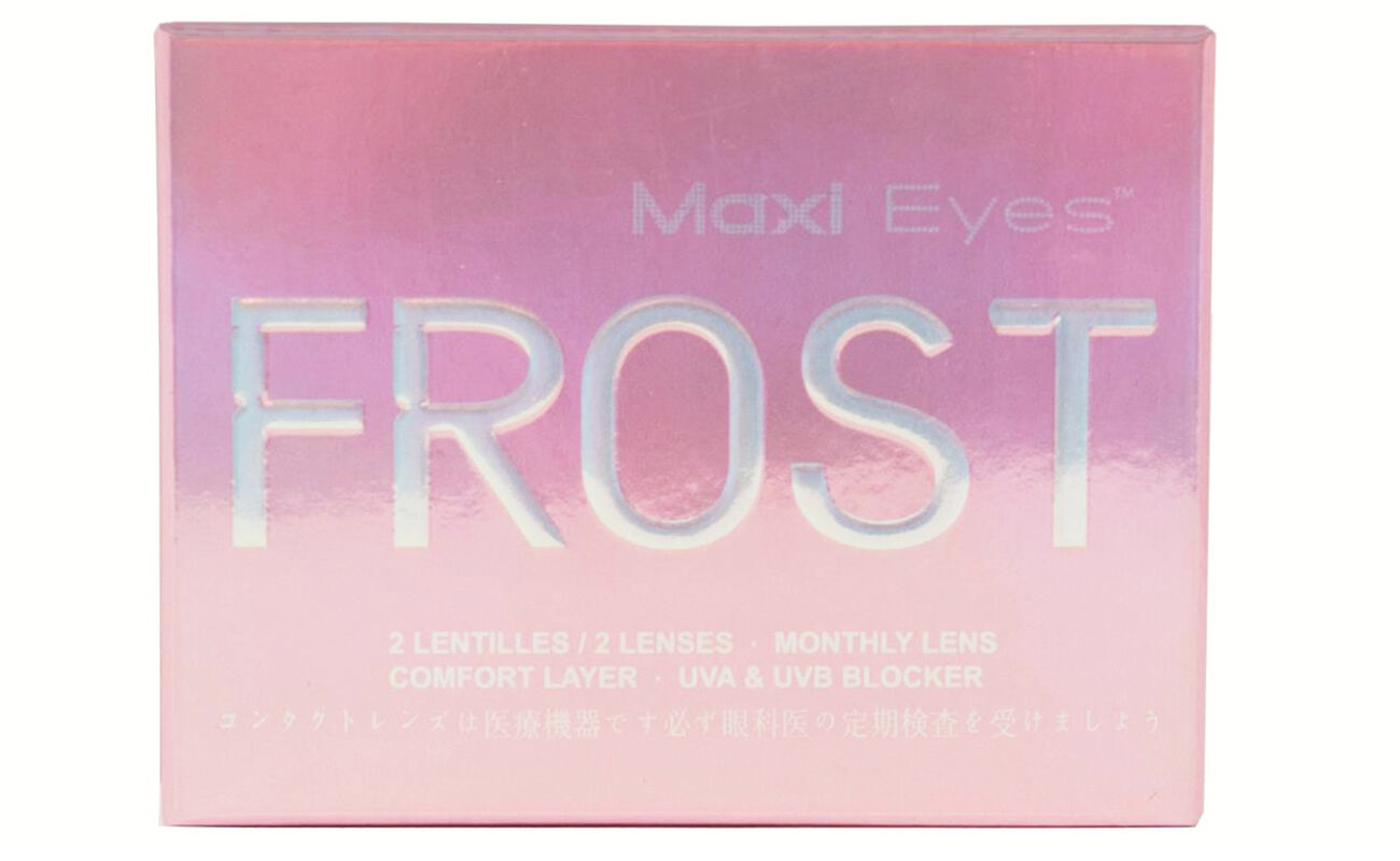 【公式】Maxi Eyes Frost 2 Pack コンタクトレンズ【一ヶ月使い捨て】