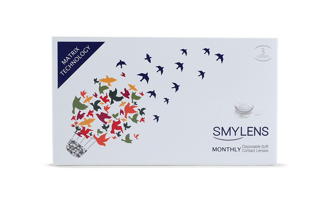 Smylens Monthly Disposable 3 Pack Contact Lens Monthly Disposable By SmartBuyGlasses