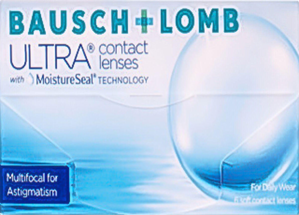 Ultra Multifocal For Astigmatism 6 Pack Monthly Disposable Contact ...