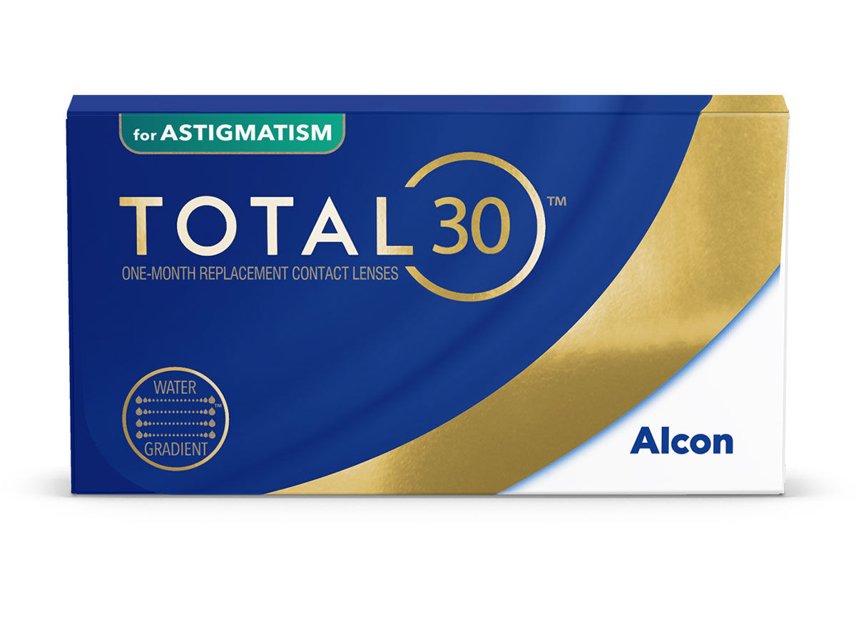 Total 30 For Astigmatism 3 Pack Kontaktlinser